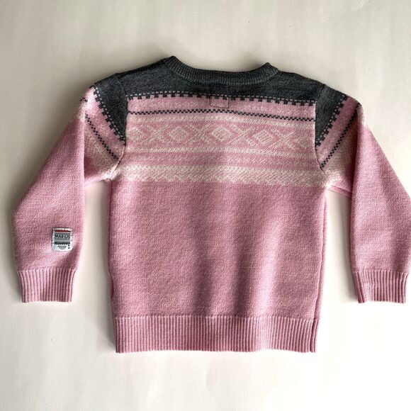 Marius‎ Nordic 100% Merino Wool Baby Girl Cardigan Sweater Fair Isle 9-12 Months - Picture 5 of 8